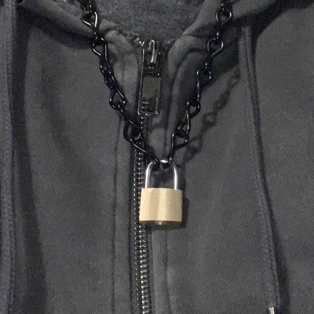 Lock chain necklace